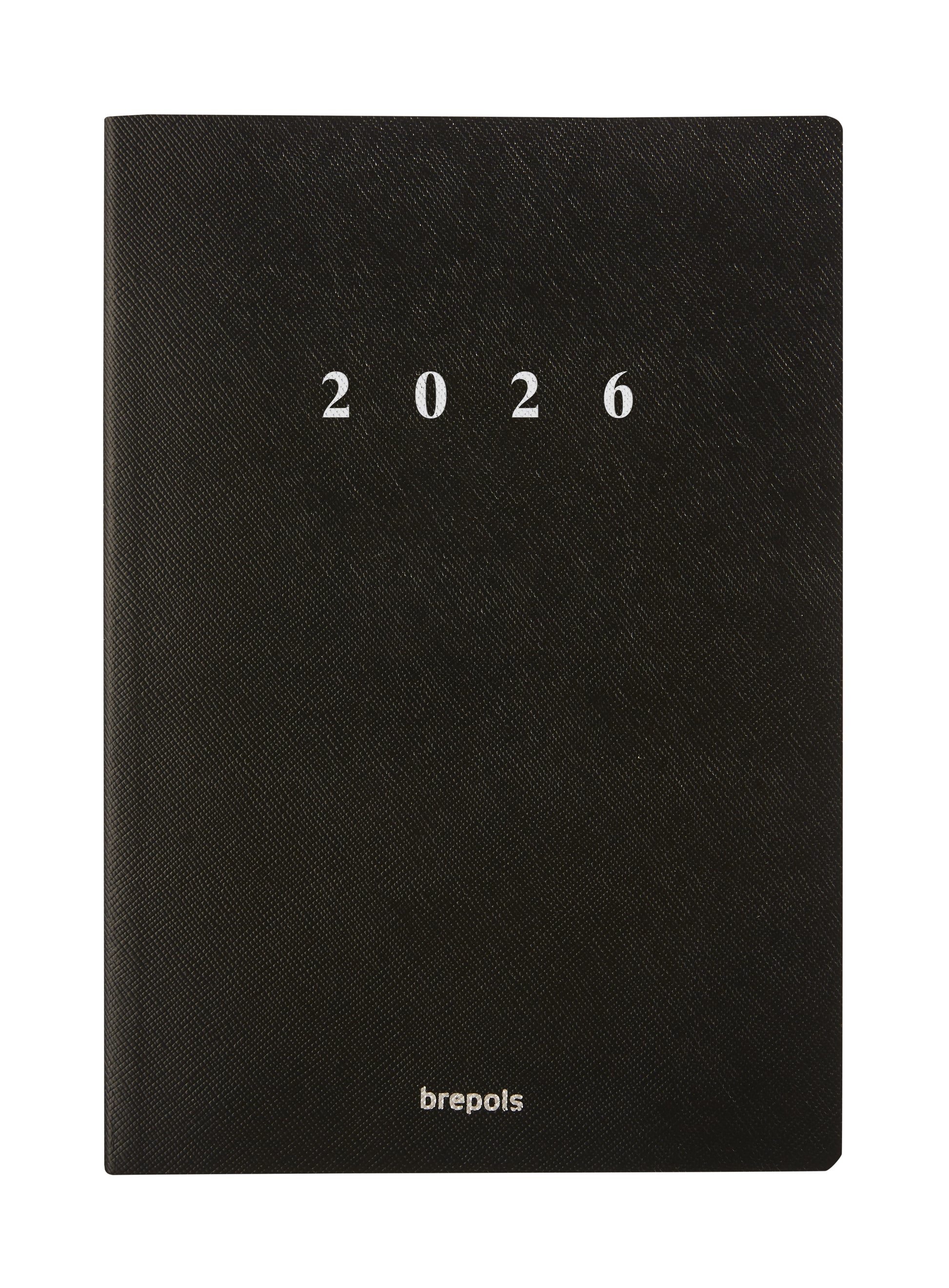 Agenda 2026 Brepols Essential Urban 7 dagen/2 pagina's zwart