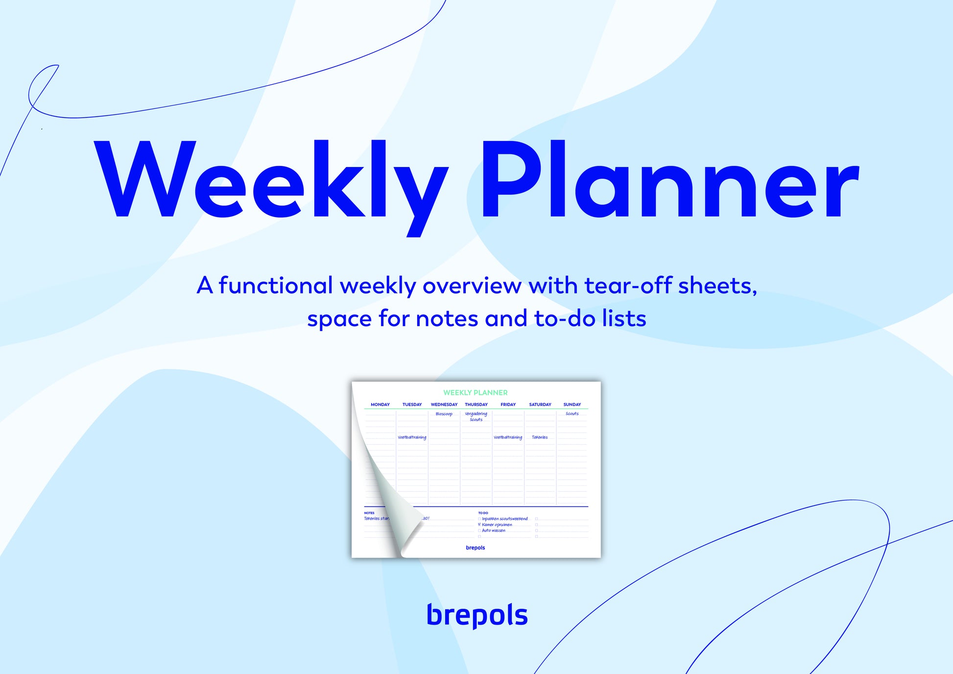 Planner Brepols Weekly Planner A4 7-dagen per pagina - 2
