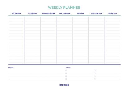 Planner Brepols Weekly Planner A4 7-dagen per pagina - 4