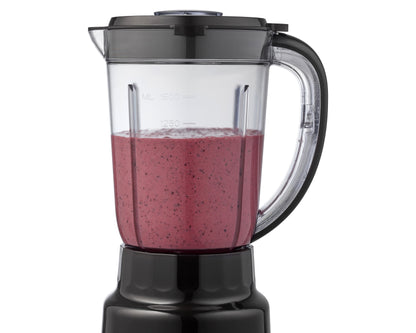 Blender Tomado 1,5 liter, roestvrijstalen mes, zwart - 5
