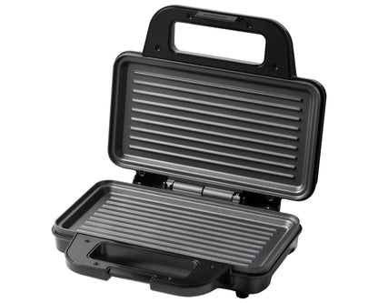 Tomado panini grill RVS zwart met vergrendelbare handgreep