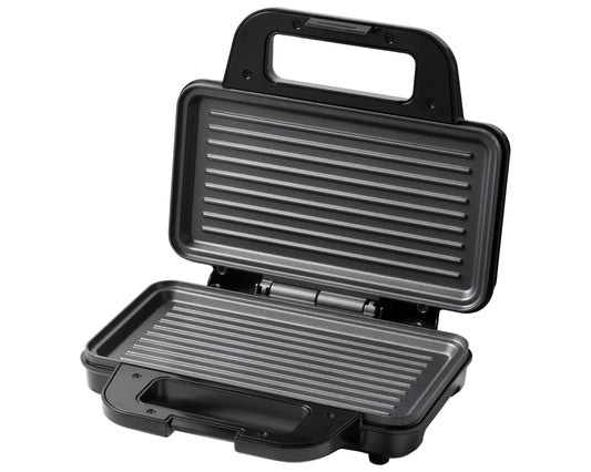 Tomado panini grill RVS zwart met vergrendelbare handgreep