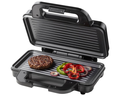 Tomado panini grill RVS zwart met vergrendelbare handgreep - 2