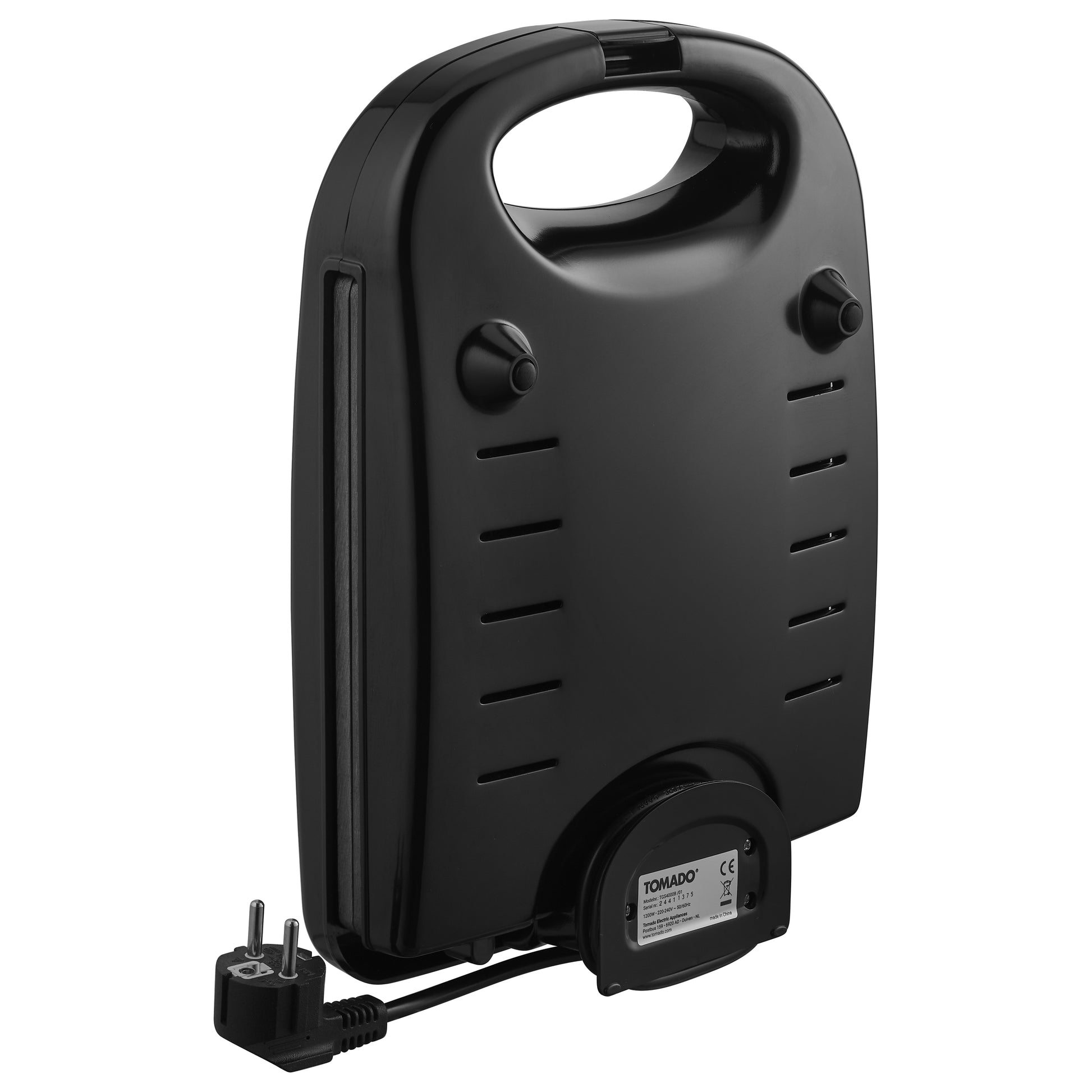 Tomado XXL Toastiapparaat 1200W Zwart voor 4 Tosti’s - 6