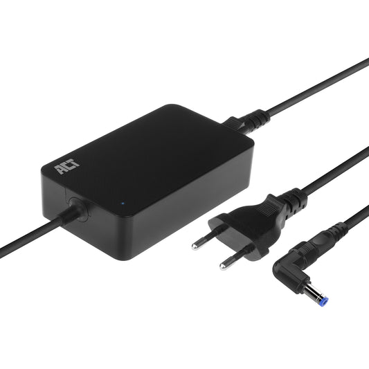 Compacte 65W Laptopoplader voor laptops tot 15,6 inch met 8 tips en lange kabel