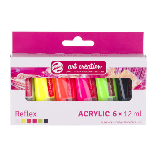 Acrylverf Talens Art Creation set 6 reflexkleuren in tubes