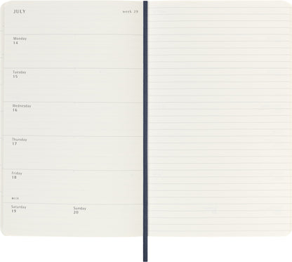 Agenda 18 Maanden Weekly Notebook L-Formaat Hardcover Sapphire Blauw - 3