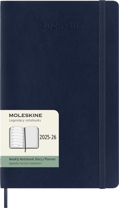 Agenda 18 Maanden Weekly Notebook L-Formaat Hardcover Sapphire Blauw - 7