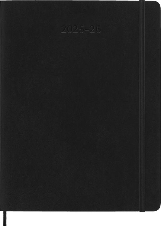 Agenda 18 Maanden Weekly Notebook XL Softcover Zwart