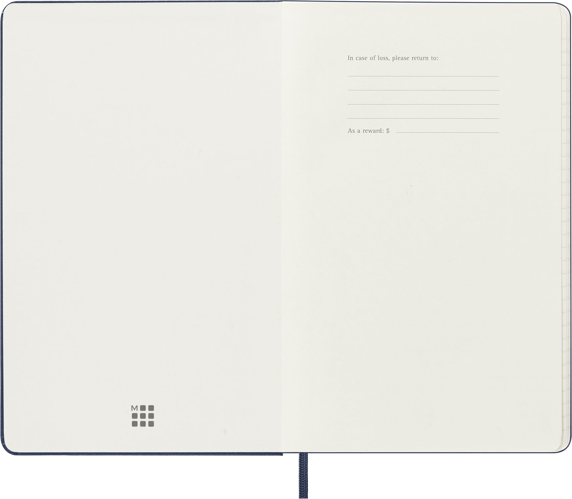 Agenda 18 Maanden Weekly Notebook L-Formaat Hardcover Saphire Blauw - 2