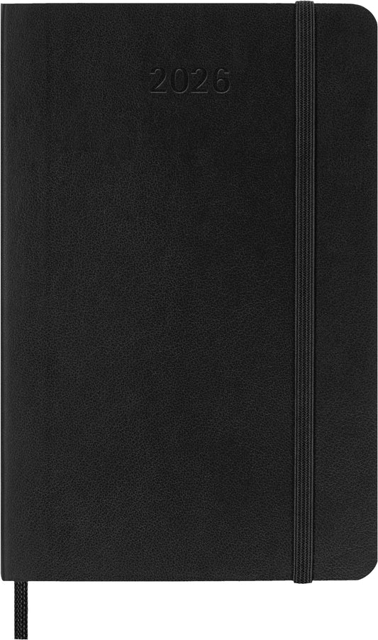 Agenda 2026 Msk Plan Week Pocket 7 dagen/1 pagina Zwart
