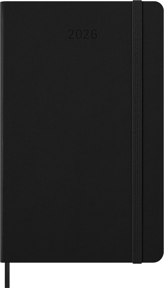 Agenda 2026 Msk Plan Week 7 dagen per week, zwart, groot formaat, hardcover
