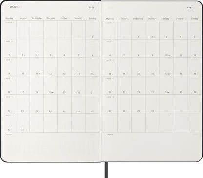Agenda 2026 Msk Plan Week 7 dagen per week, zwart, groot formaat, hardcover - 4