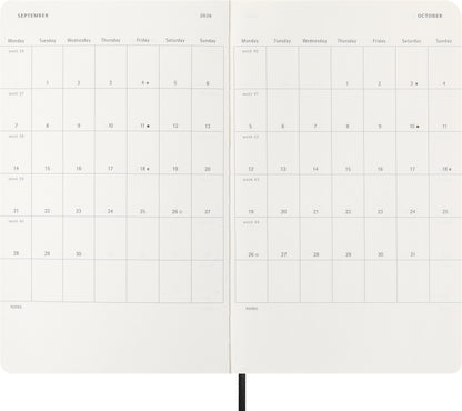 Agenda 2026 Msk Plan Week 7 dagen per week, zwart, hardcover, groot formaat - 4