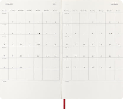 Agenda 2026 Msk Plan Week 7-dagen per pagina, Scarlet Red - 4