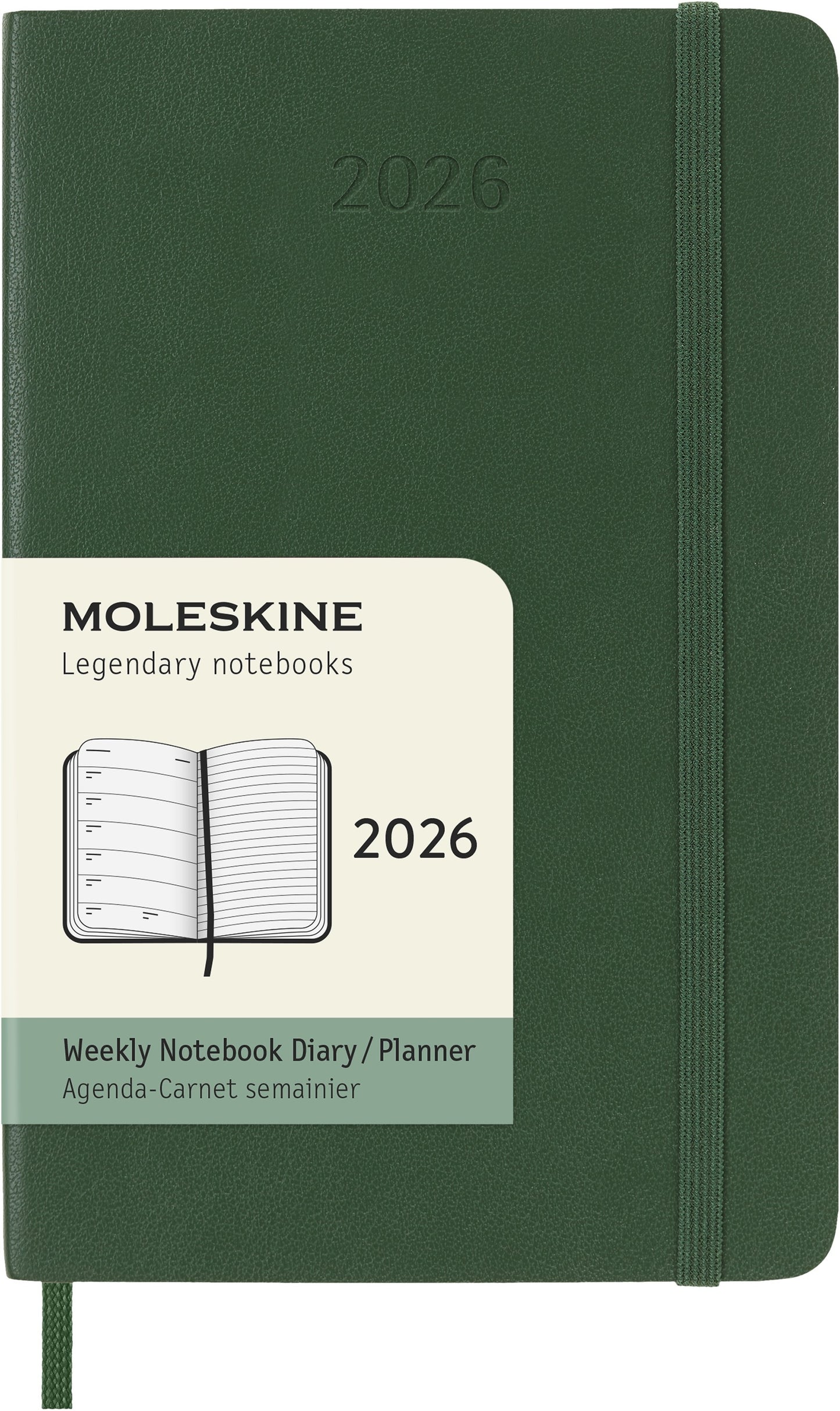 Agenda 2026 Msk Plan Week Pocket 7 dagen/1 pagina Myrtle Green - 7