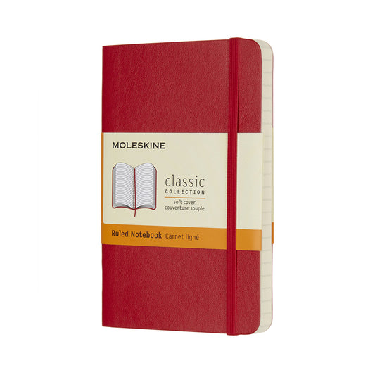 Notitieboek A6 Soft Cover Rood Moleskine