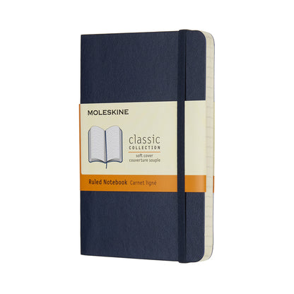 Notitieboek Moleskine A6 Soft Cover Saffierblauw