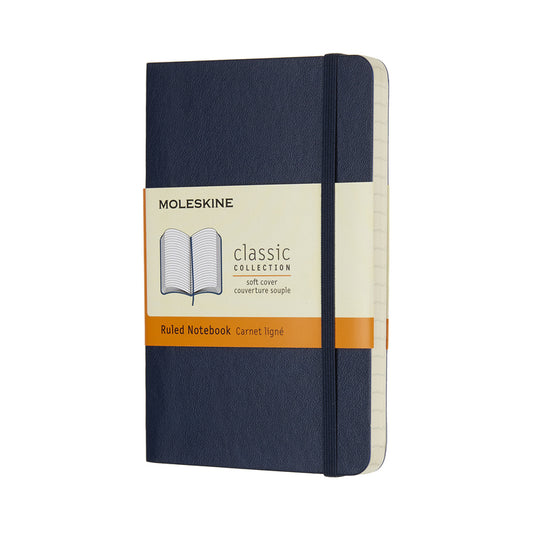 Notitieboek Moleskine A6 Soft Cover Saffierblauw