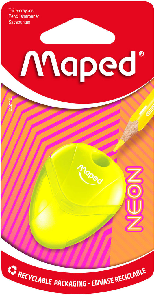 Puntenslijper Maped Neon Igloo 1-Gats Assorti