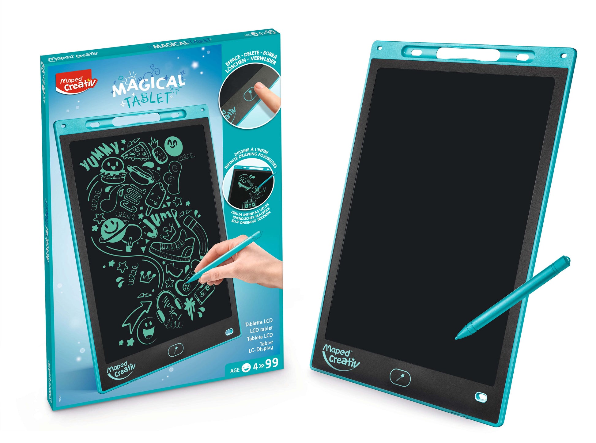 Maped Creativ LCD Tekentablet 12 inch blauw - 3
