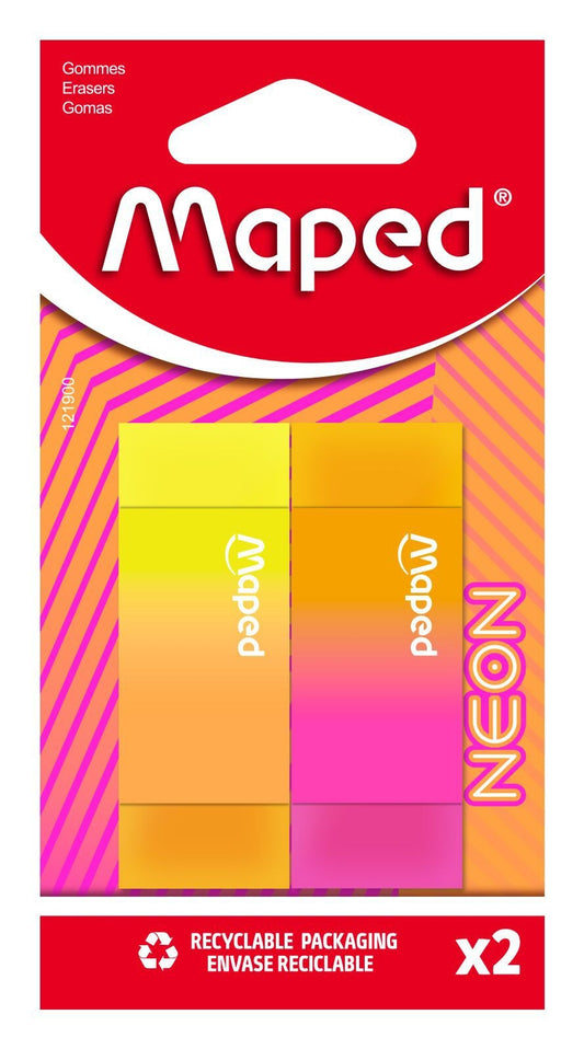 Gum Maped Neon set – 2 kleuren in assorti