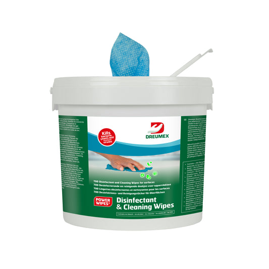 Dreumex Desinfectiedoekjes Blue, emmer 700 stuks