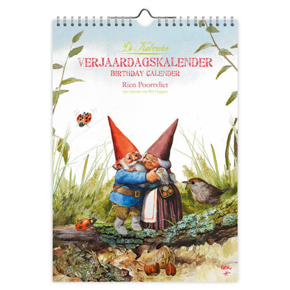 Verjaardagskalender Rien Poortvliet Kabouters 21x30 cm