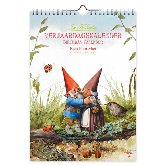 Verjaardagskalender Rien Poortvliet Kabouters 21x30 cm