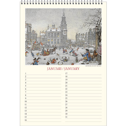 Verjaardagskalender Anton Pieck Zicht op Haven A4 - 2