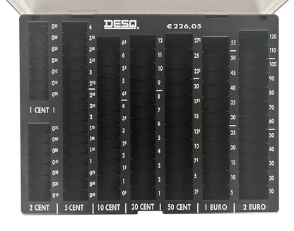 Muntgeldsorteerunit Desq met transparant deksel - 3