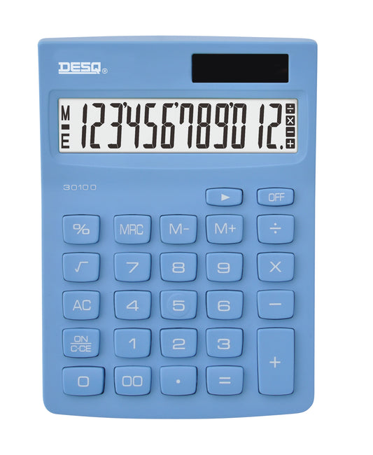 Desq Compact Rekenmachine Sky Blue