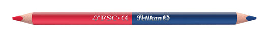 Pelikan Potlood 3mm Tweekleurig Rood/Blauw
