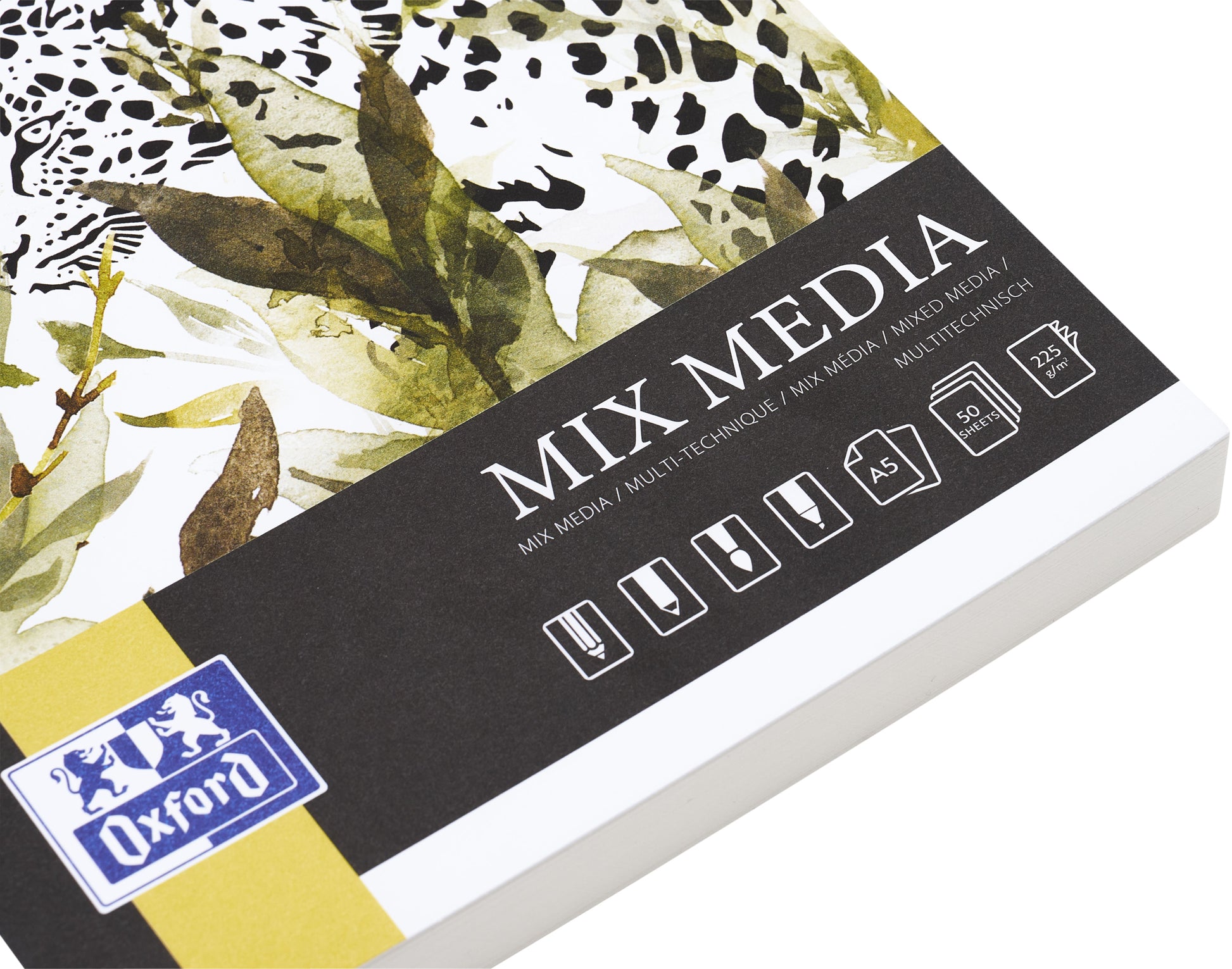 Oxford Mix Media Tekenblok A5 50 vel 225 g/m² - 4