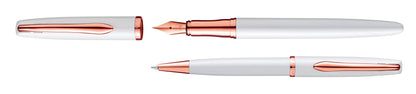 Schrijfset Pelikan Jazz Noble Elegance K36+P36 in wit - 2