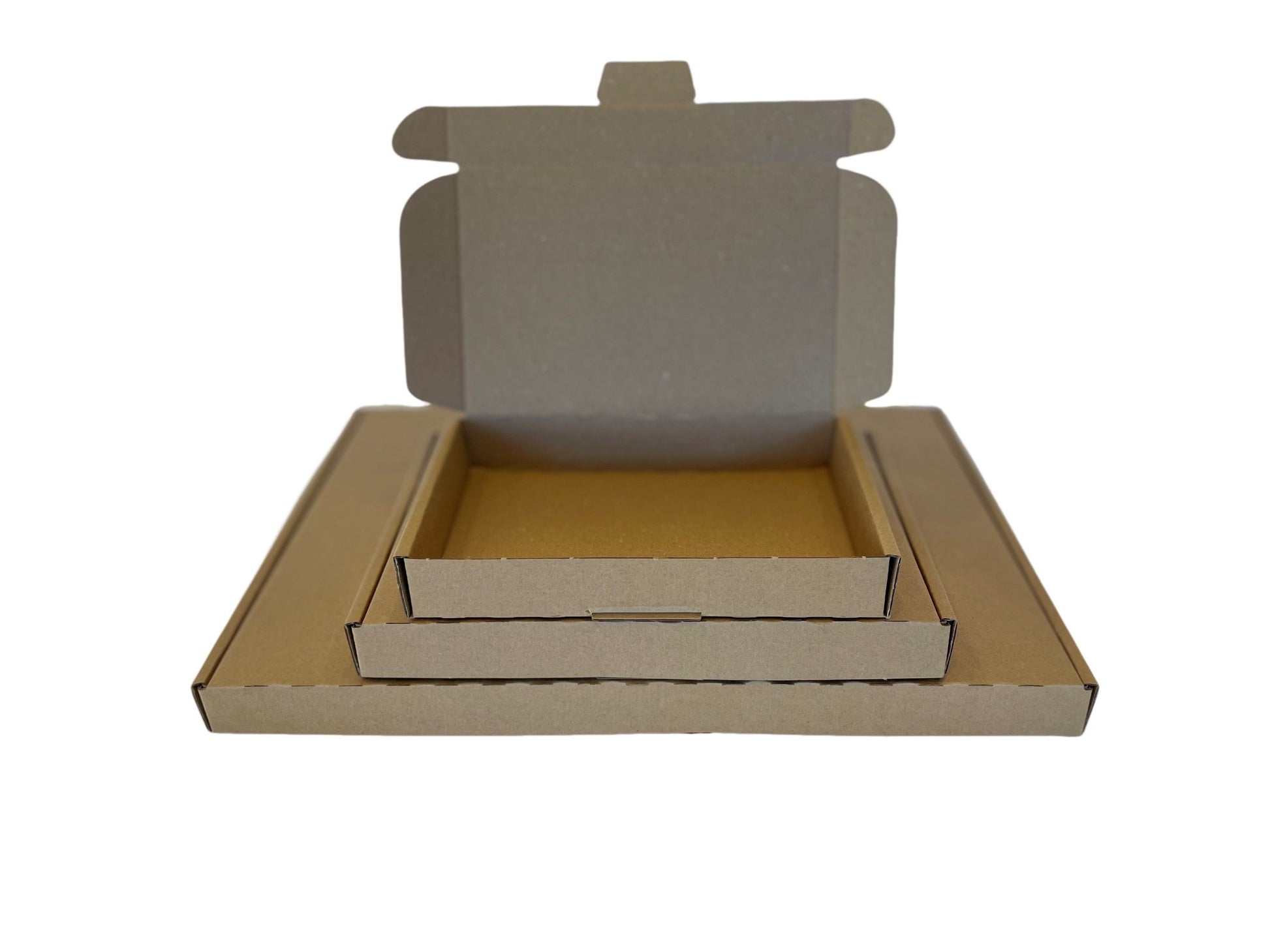 Brievenbusbox IEZZY A6 180x115x28mm van karton in bruin - 4