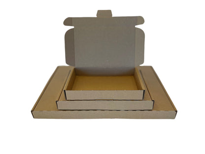 Brievenbusbox IEZZY A6 180x115x28mm van karton in bruin - 4