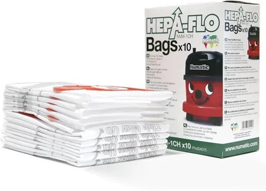 Numatic HEPA Flo NVM-1CH Microstofzuigerzakken Set van 10 - 2