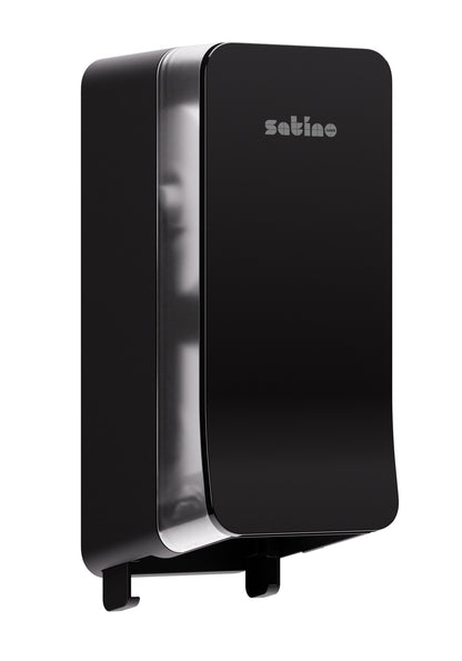 Satino Hyginity Systeem Toiletpapierdispenser Zwart voor Grote Rollen