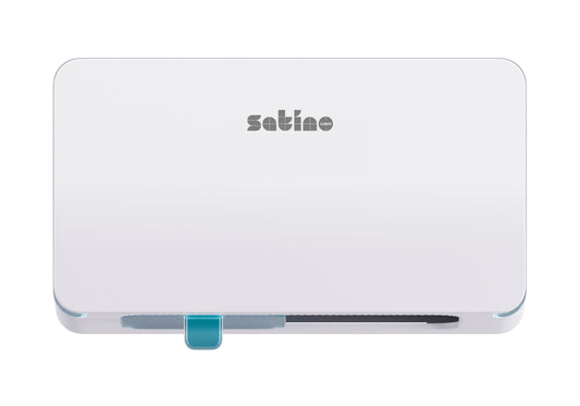 Satino Hyginity Duo Wit Toiletpapierdispenser met Reserve voor Kleinere Ruimtes