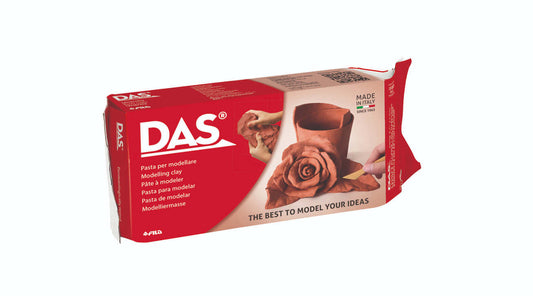 Klei DAS Air Hardening Terracotta 500 gram voor Creatieve Decoraties