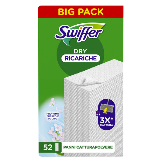 Swiffer Vloerwisdoekjes, 52 Stuks Droge Doekjes