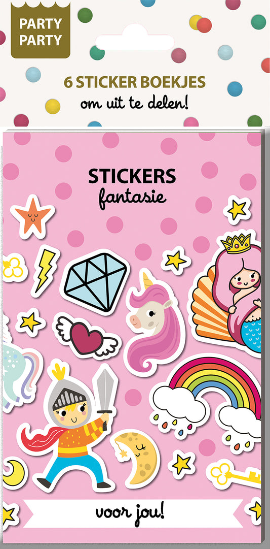 Party Party 6 Stickerboekjes Fantasie Interstat