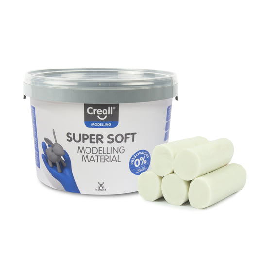 Creall Supersoft Klei 1750 g Wit