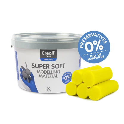 Klei Creall Supersoft Geel 1750 gram Boetseermateriaal - 2