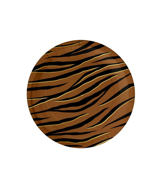 Tafelborden met Tijger Safari-thema, set van 8