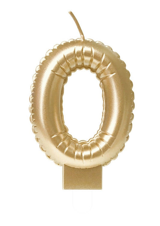 Gouden foil ballonnenkaarsjes voor leeftijdsweergave