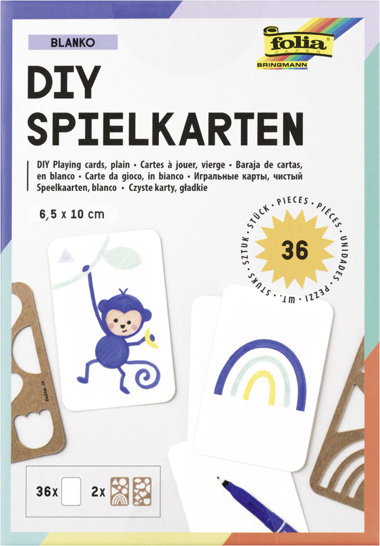 Folia Blanco Speelkaarten 6,5x10cm - Set van 36
