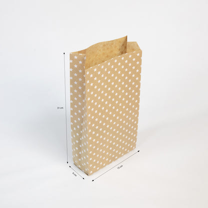 Cadeauzak Clairfontaine Kraft met Sterdesign, 16x30x5 cm, 50 stuks - 2