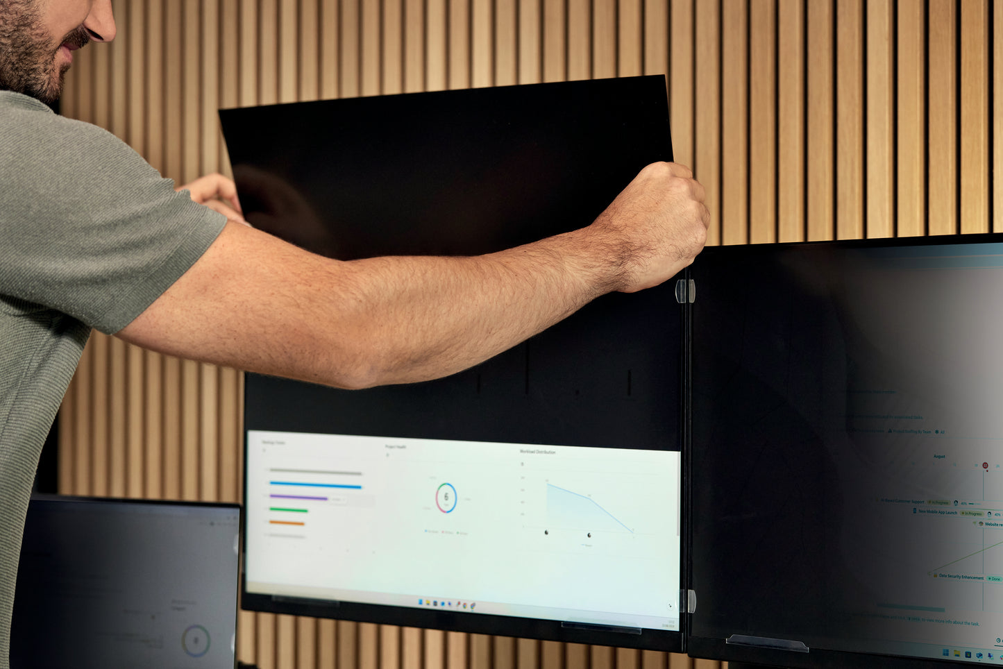 Monitor Privacyfilter 23,8 inch 16:9 2-Weg verwijderbaar - 2